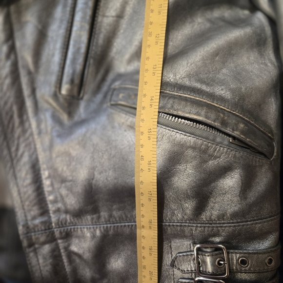 Golden Goose Women's Silver Leather Jacket - Picture 14 of 15